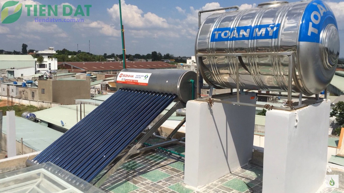 Máy nước nóng năng lượng mặt trời ống dầu Thái Dương Năng - Sơn Hà