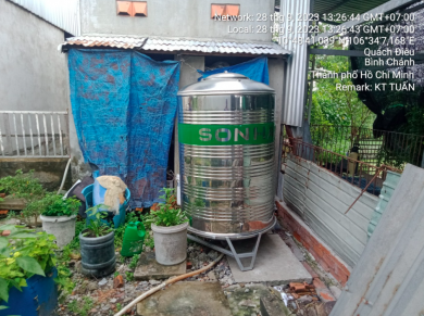 Bồn Sơn Hà 1500L: Giải pháp lưu trữ nước tiện ích cho gia đình